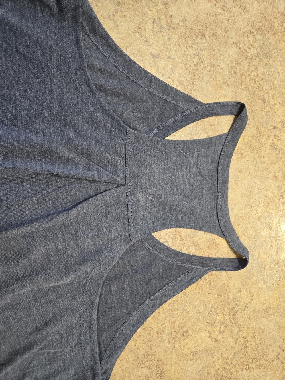 Patagonia Capilene Cool Trail Womens Racerback Tank Scoop Neck L Blue Stretch - Picture 8 of 9